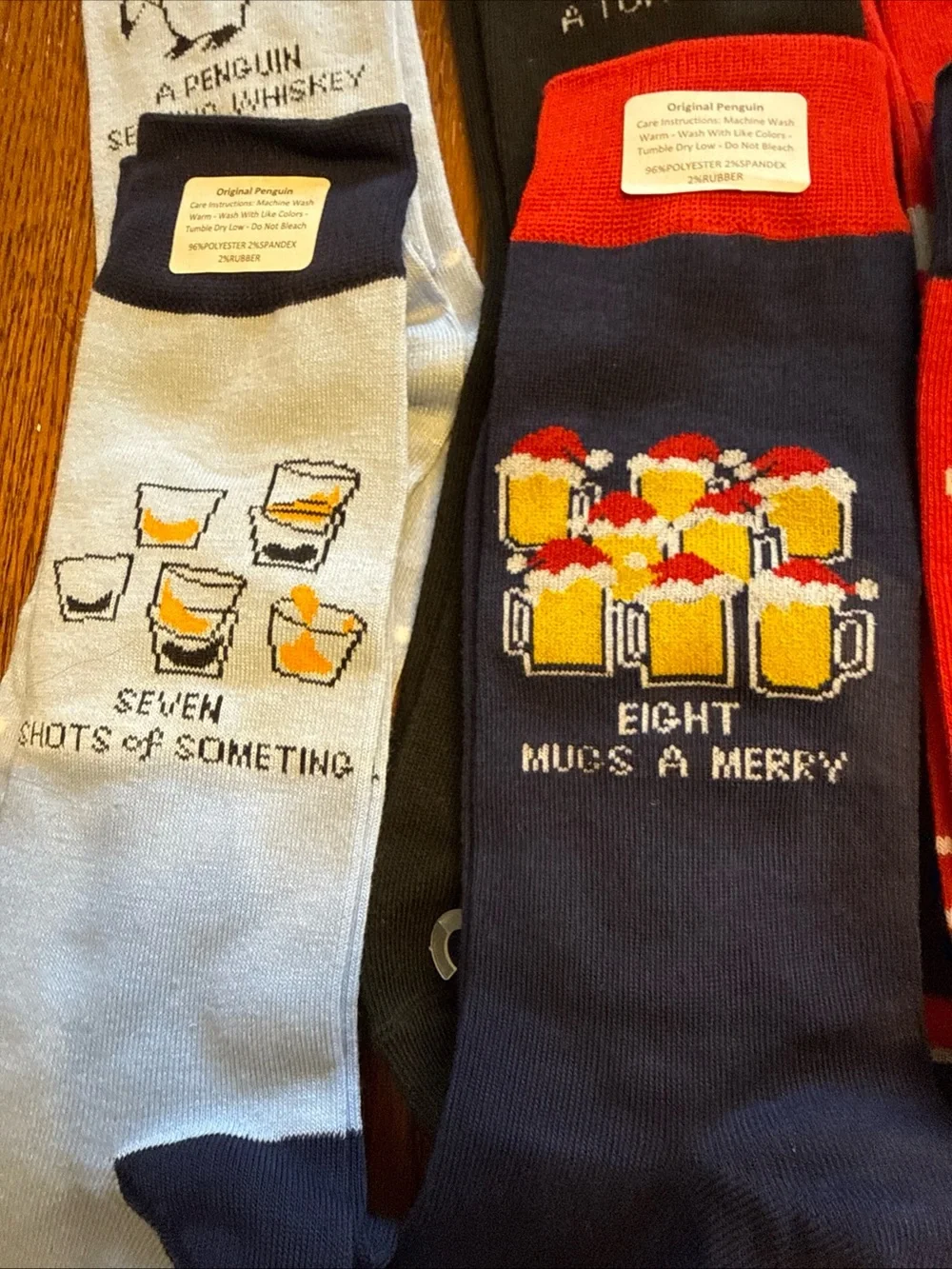 12 Days Of Christmas  Socks Men Novelty Gift Geek Chic Fitness NEW 12 Pair